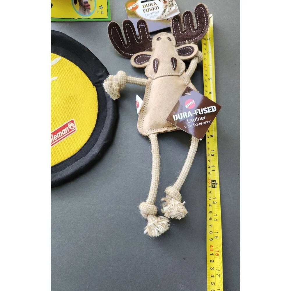 Dog Toys Coleman Frisbee Humunga Lips Leather Moose